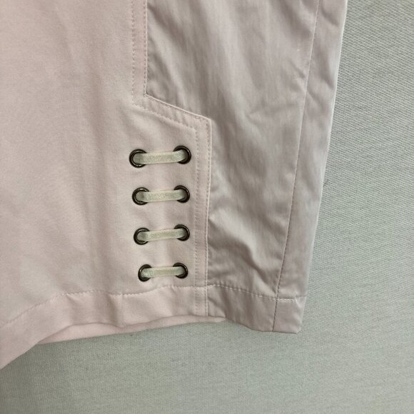 Tail Light Pink Lace Detail Soft Lightweight Activewear Capri Pants size 14 Golf - Picture 9 of 11
